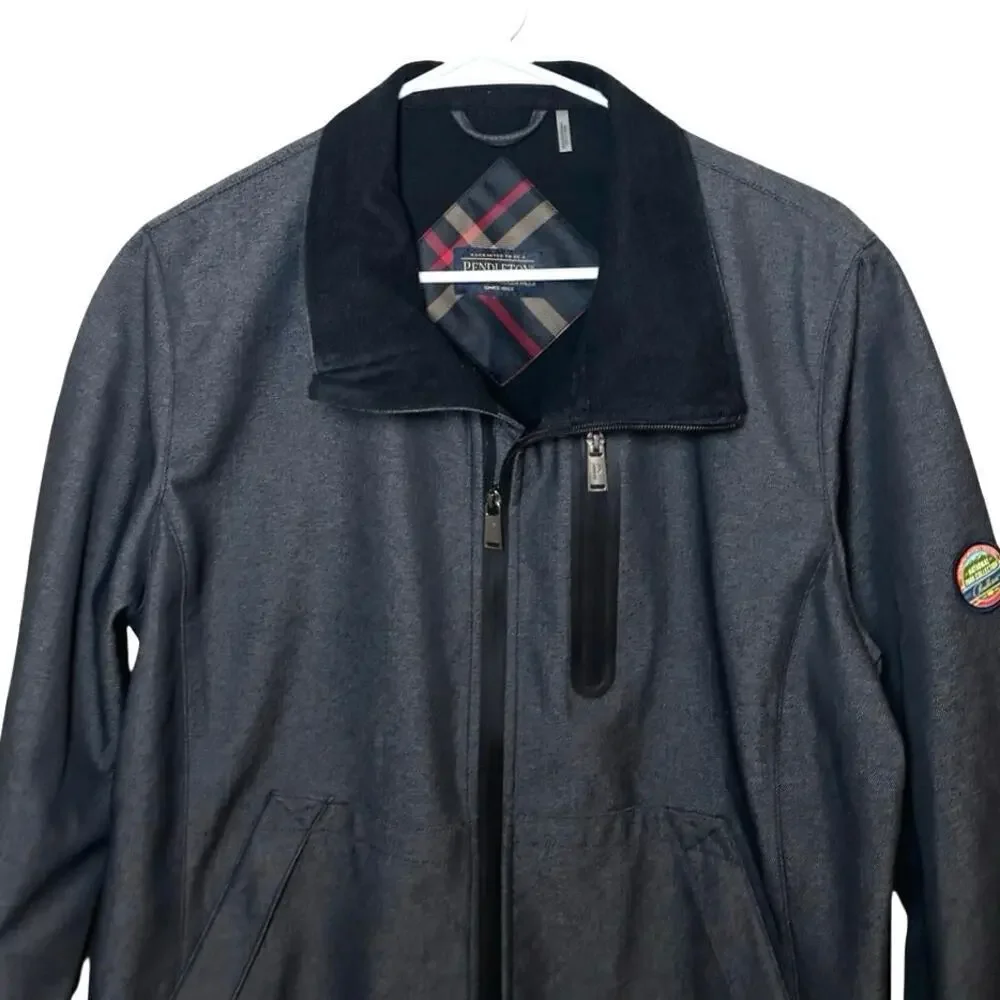 Pendleton Men’s National Parks Collection Soft Shell Jacket Dark Gray Size XL